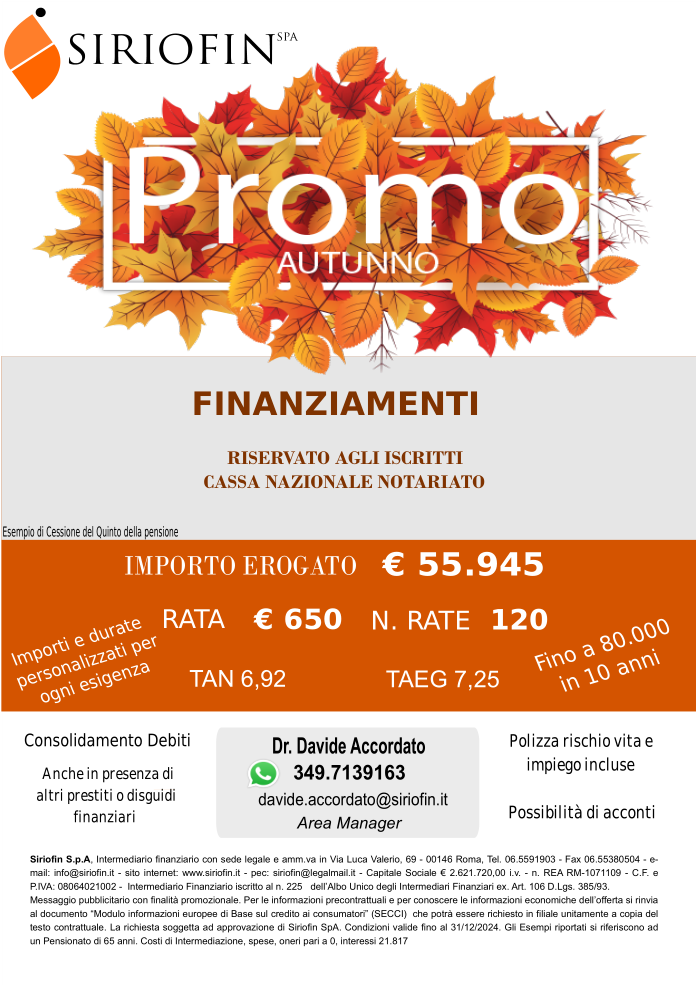 Cessione del quinto Siriofin